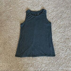 Halogen Charcoal Gray Cotton Tank